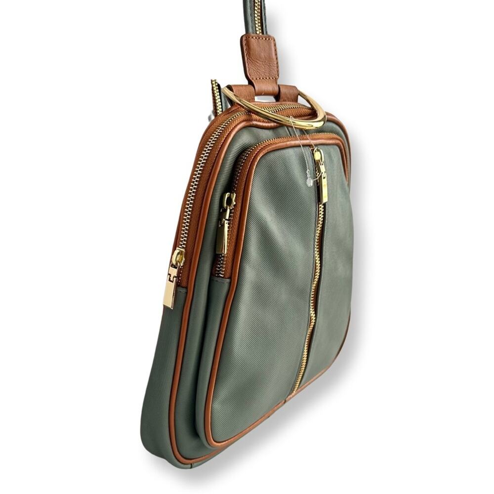 New Valentina Multi Pouch Genuine Leather Bag - Picture 8 of 13